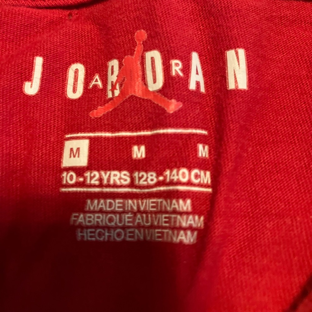 Jordan Kids Red Graphic Tee - Picture 3 of 3